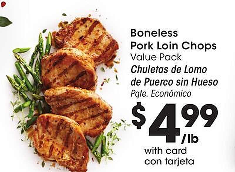 Boneless Pork Loin Chops - Ralphs weekly ad deal