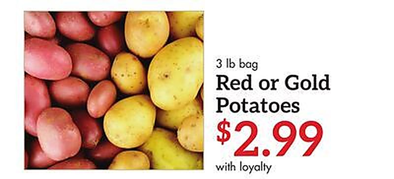 Red or Gold Potatoes - Remke Markets weekly ad deal
