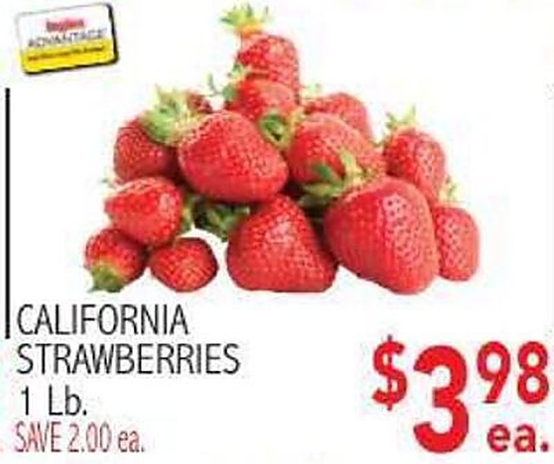 CALIFORNIA STRAWBERRIES - Ingles Markets weekly ad deal