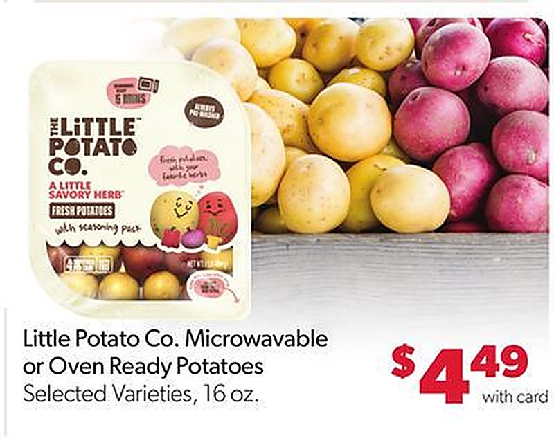 Little Potato Co. Microwavable or Oven Ready Potatoes - VG’s Grocery weekly ad deal