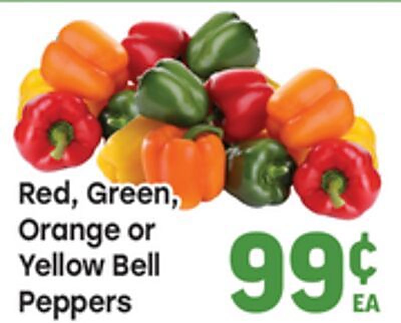 Red, Green, Orange or Yellow Bell Peppers - Tony's Fresh Market weekly ad deal