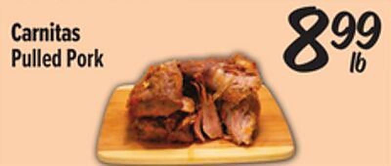 Carnitas / Pulled Pork - El Super weekly ad deal