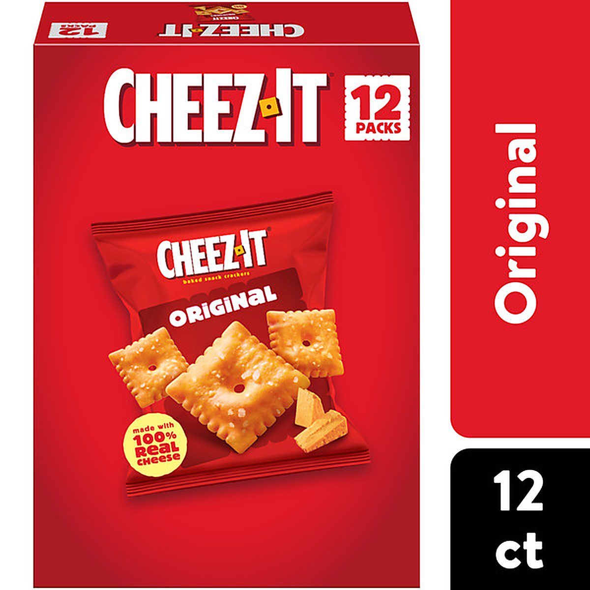 Cheez-It Original Baked Snack Crackers, Lunch Snacks, Grab n' Go