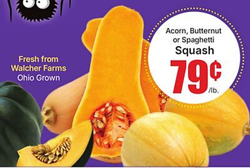 Acorn, Butternut or Spaghetti Squash - Marcs weekly ad deal