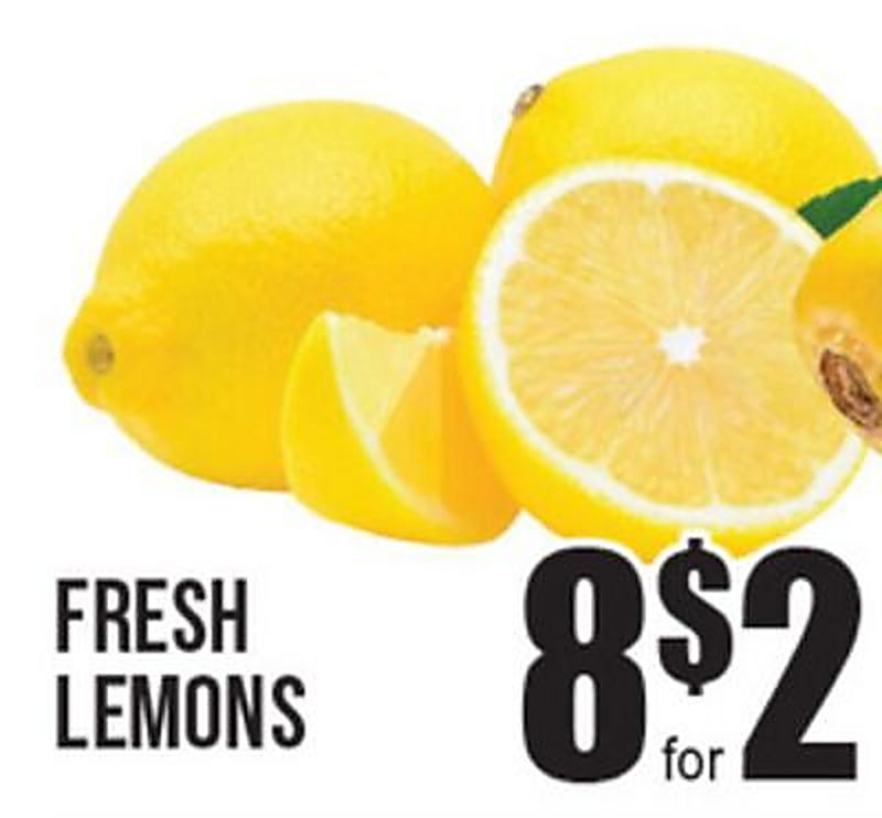 FRESH LEMONS - Extra Supermarket weekly ad deal