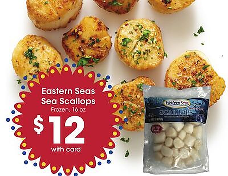 Eastern Seas Sea Scallops - Bakers weekly ad deal