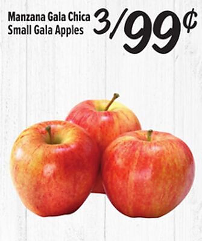 Manzana Gala Chica / Small Gala Apples - Fiesta Mart weekly ad deal