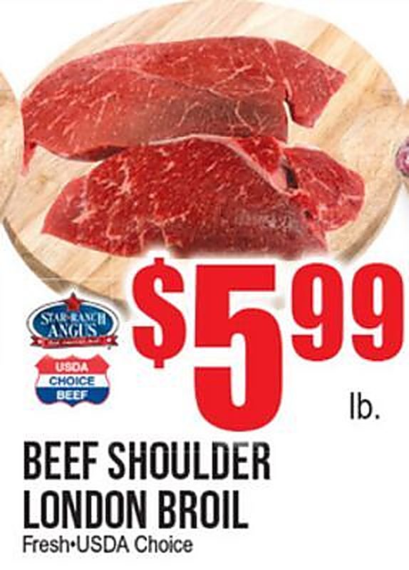 BEEF SHOULDER LONDON BROIL - Extra Supermarket weekly ad deal