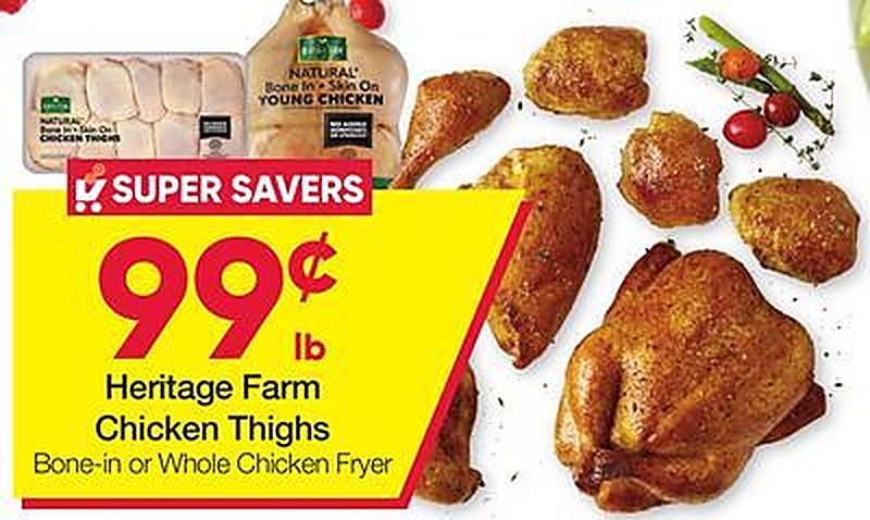 Heritage Farm Chicken Thighs - Ruler Foods weekly ad deal