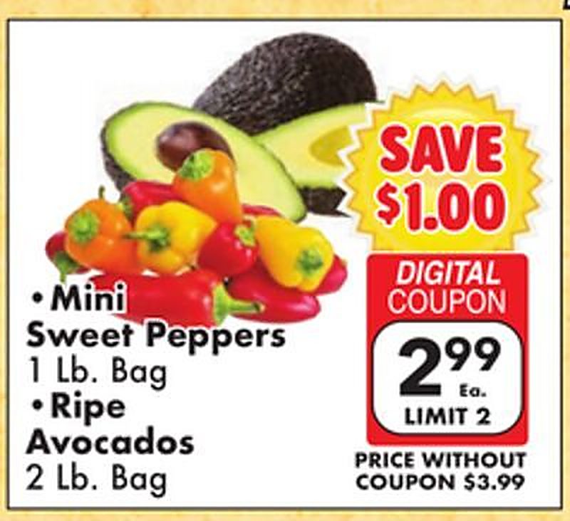 Mini Sweet Peppers, Ripe Avocados - Fairplay Foods weekly ad deal