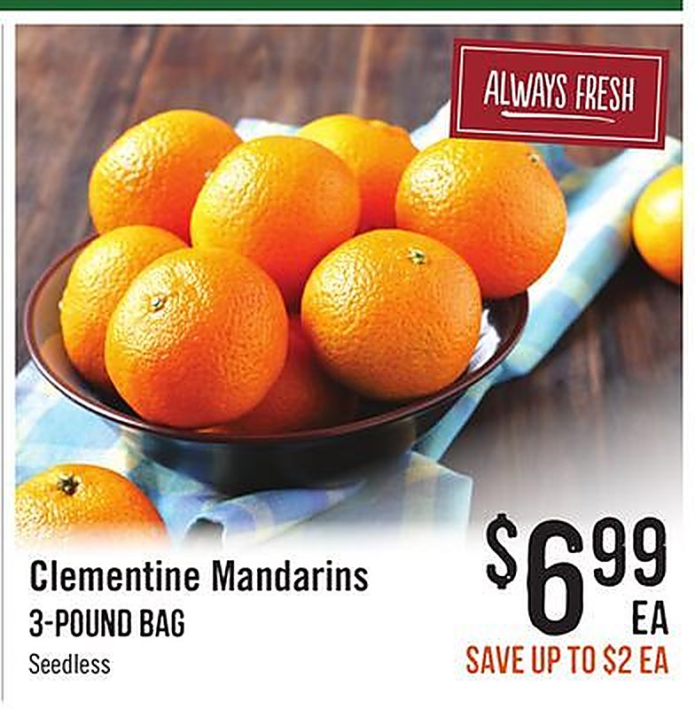 Clementine Mandarins - Haggen Food & Pharmacy weekly ad deal