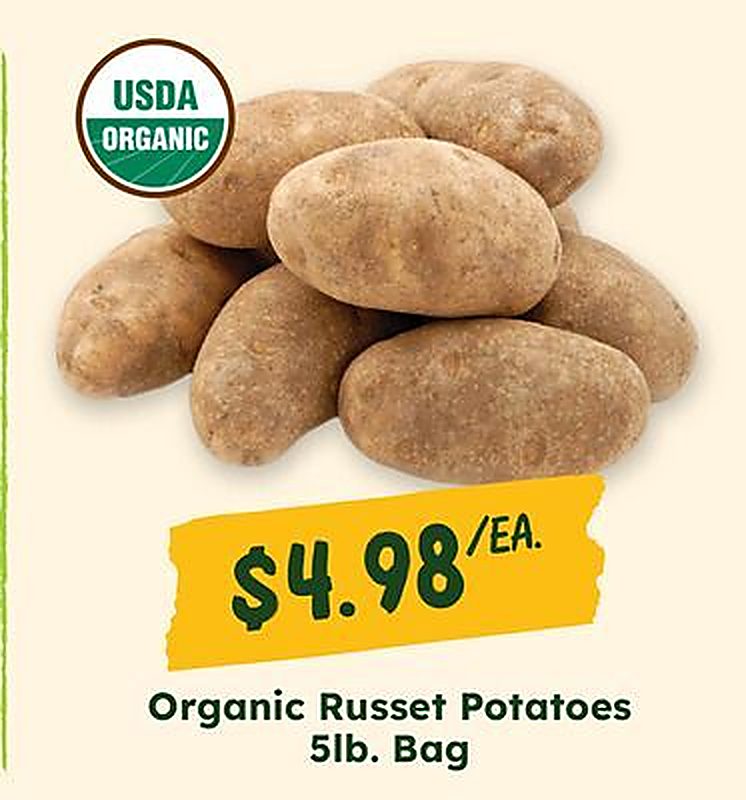 Organic Russet Potatoes - Sprouts Farmers Market weekly ad deal