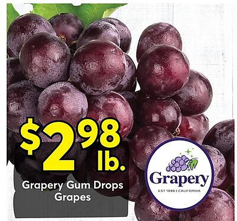 Grapery Gum Drops Grapes - Dierbergs weekly ad deal