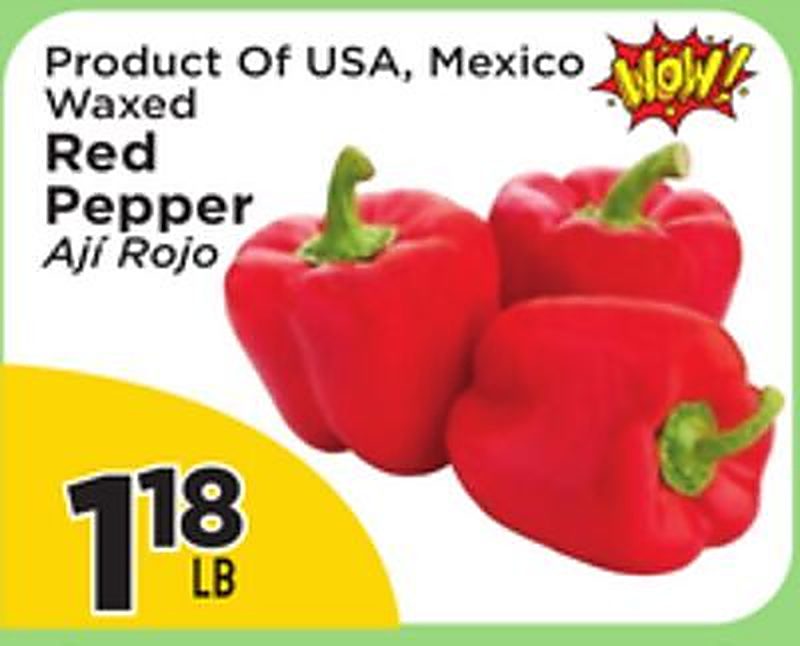 Product Of USA, Mexico Waxed Red Pepper - Presidente Supermarketss weekly ad deal