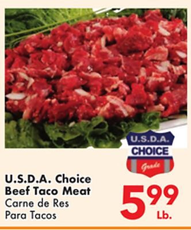 U.S.D.A. Choice Beef Taco Meat - Fairplay Foods weekly ad deal