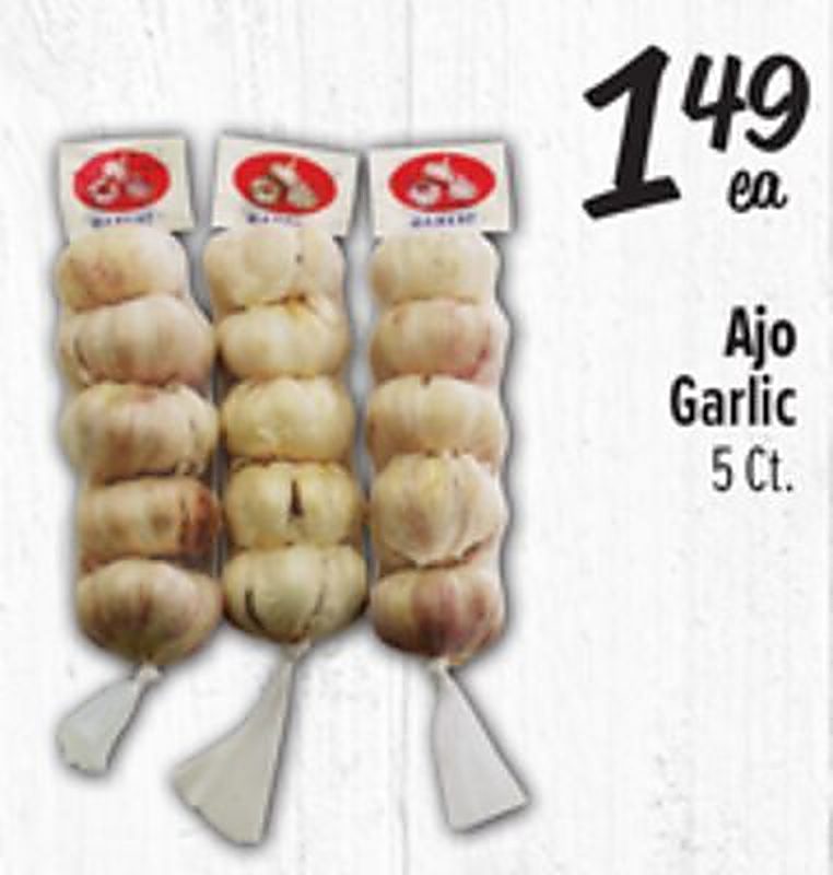 Ajo / Garlic - El Super weekly ad deal