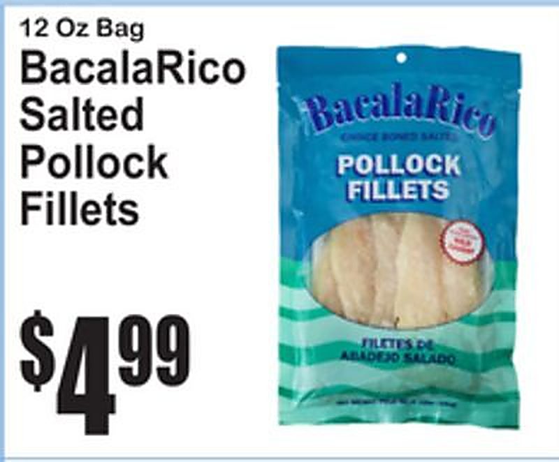 BacalaRico Salted Pollock Fillets - Superfresh weekly ad deal