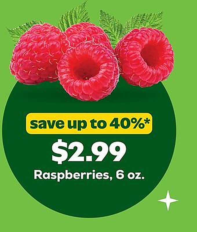 Raspberries - Grocery Outlet weekly ad deal