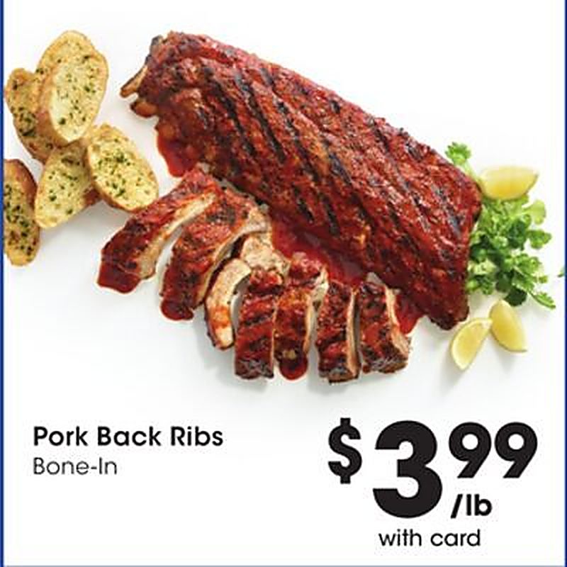 Pork Back Ribs - Ralphs weekly ad deal