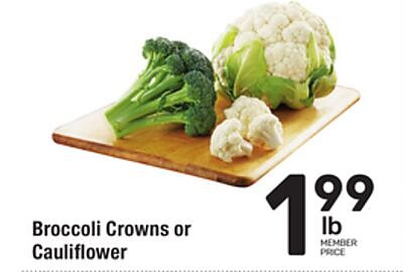 Broccoli Crowns or Cauliflower - Tom Thumb weekly ad deal