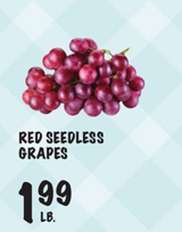 RED SEEDLESS GRAPES - Foodarama weekly ad deal