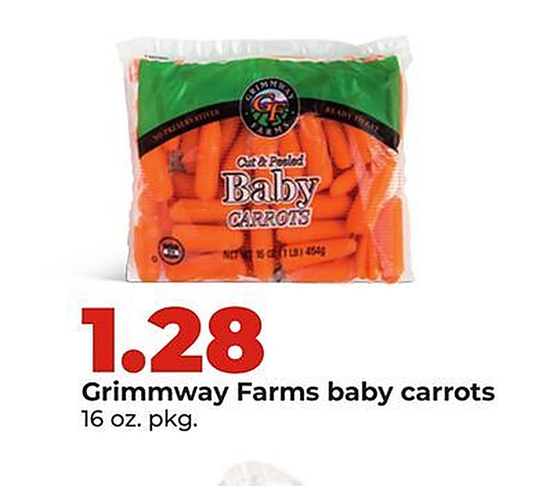 Grimmway Farms baby carrots - Hy Vee weekly ad deal