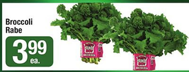 Broccoli Rabe - Shaws weekly ad deal