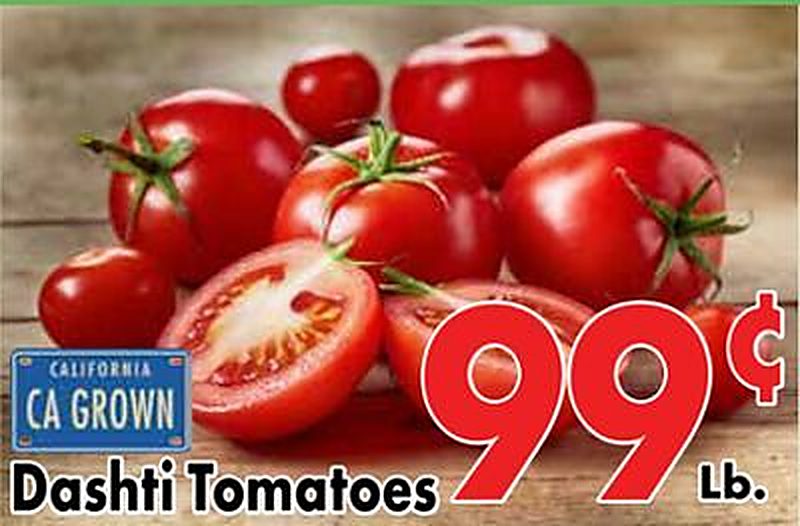 Dashti Tomatoes - Valley Marketplace weekly ad deal
