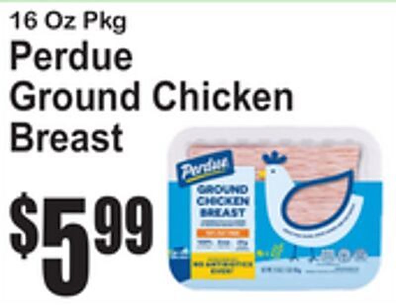 Perdue Ground Chicken Breast - Superfresh weekly ad deal