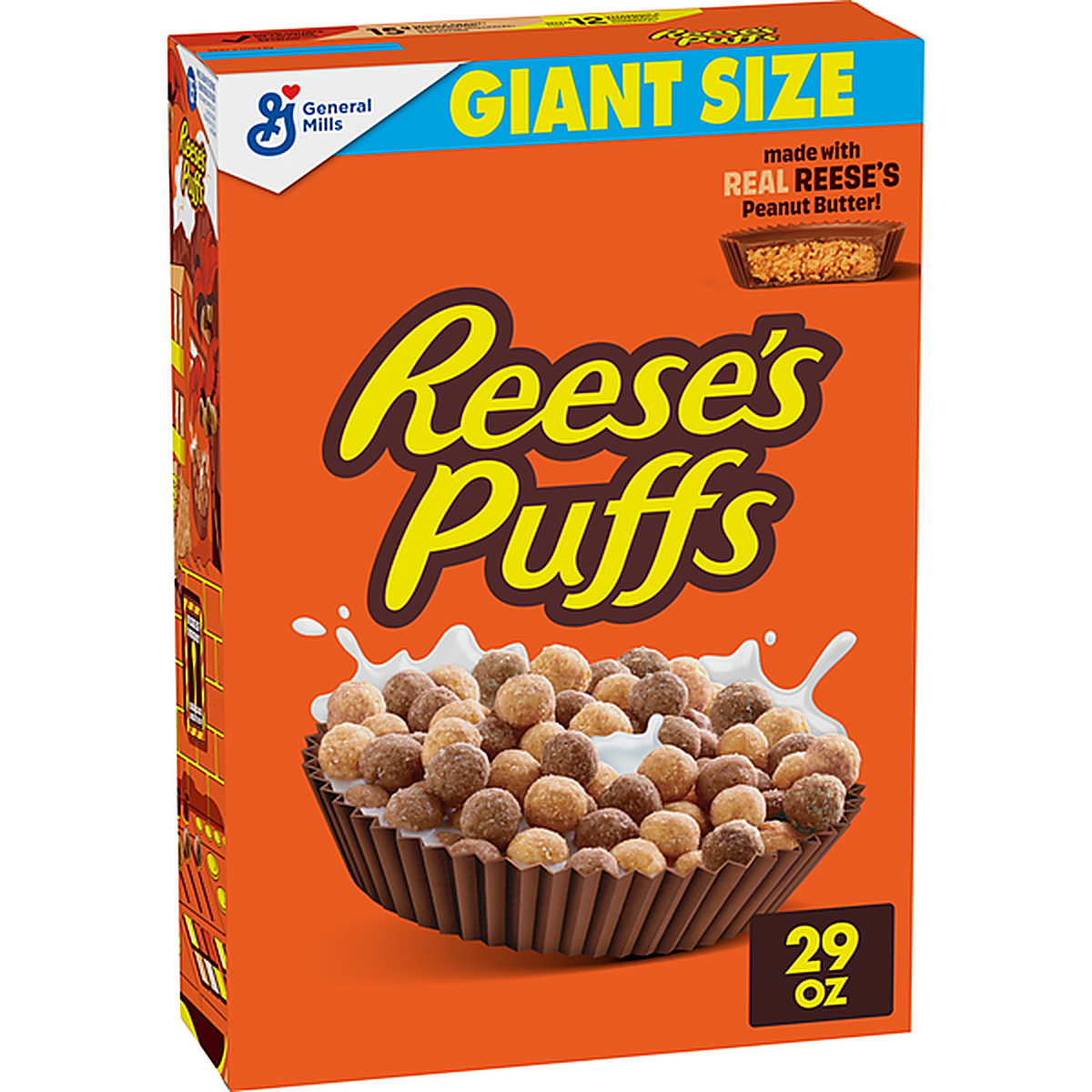General Mills REESE'S PUFFS Chocolatey Peanut Butter Cereal Giant Size