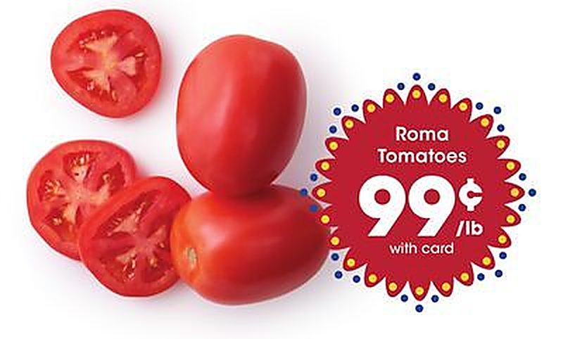 Roma Tomatoes - Fry's Food Stores weekly ad deal