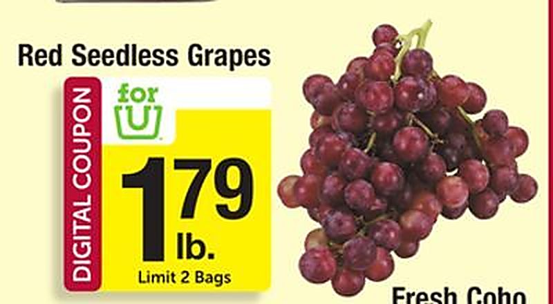 Red Seedless Grapes - Star Market weekly ad deal