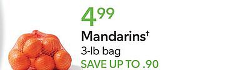 Mandarins† - Publix weekly ad deal