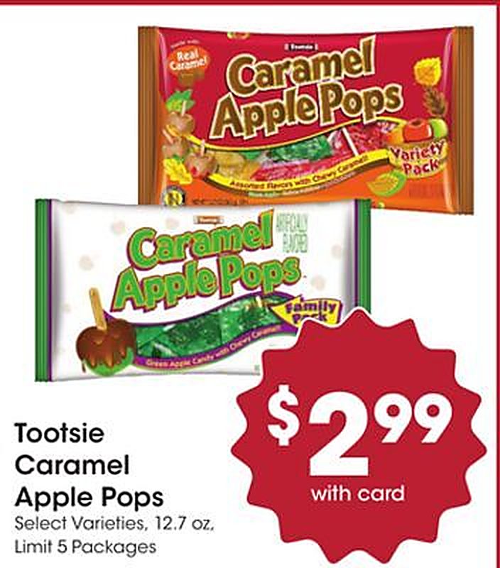 Tootsie Caramel Apple Pops - Fred Meyer weekly ad deal