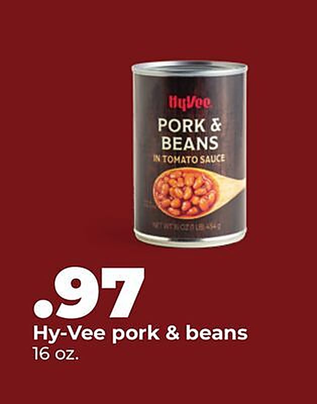 Hy-Vee pork & beans - Hy Vee weekly ad deal