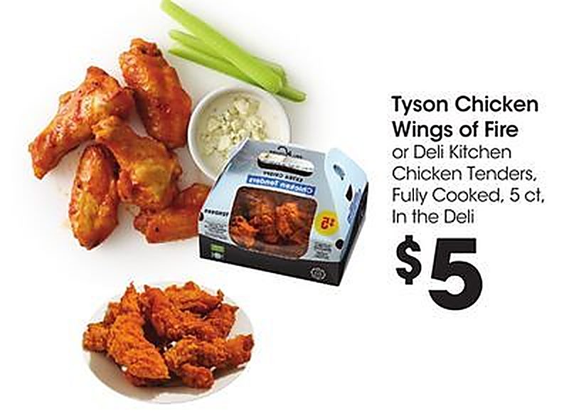 Tyson Chicken Wings of Fire - Foods Co weekly ad deal