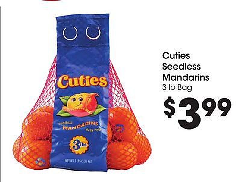 Cuties Seedless Mandarins - Foods Co weekly ad deal