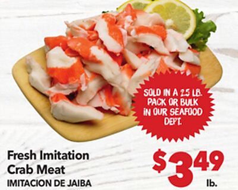 Fresh Imitation Crab Meat / IMITACION DE JAIBA - Vallarta Supermarkets weekly ad deal