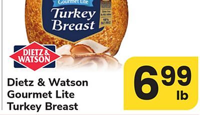 Dietz & Watson Gourmet Lite Turkey Breast - Safeway weekly ad deal