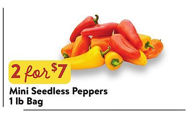 Mini Seedless Peppers - Fresh Thyme Market weekly ad deal