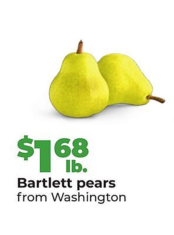 Bartlett pears - Hy Vee weekly ad deal
