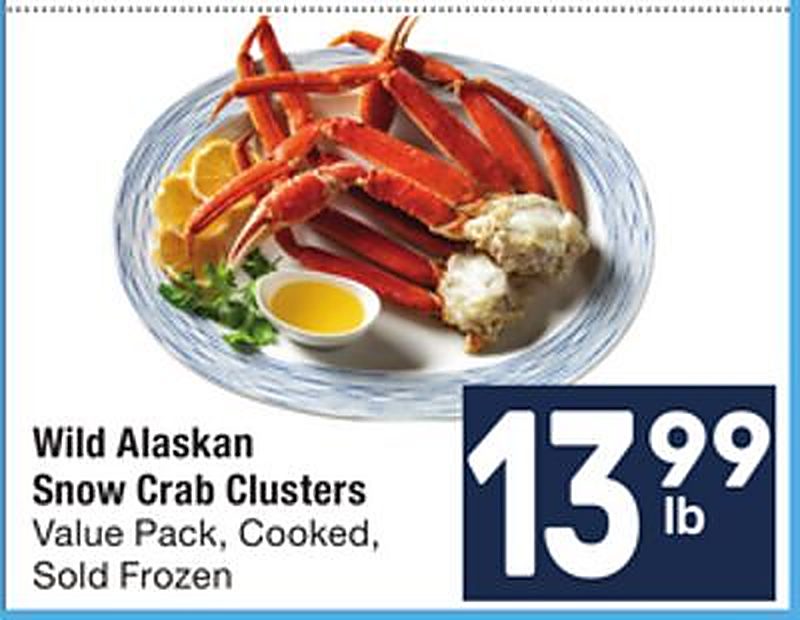 Wild Alaskan Snow Crab Clusters - Randalls weekly ad deal