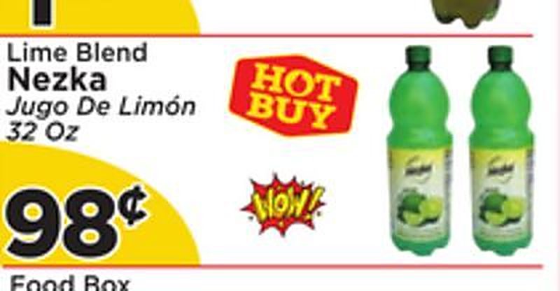 Nezka Lime Blend Jugo De Limón - Presidente Supermarketss weekly ad deal