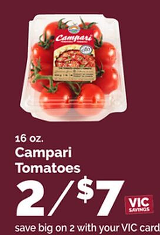Campari Tomatoes - Harris Teeter weekly ad deal