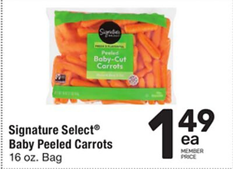 Signature Select® Baby Peeled Carrots - Tom Thumb weekly ad deal