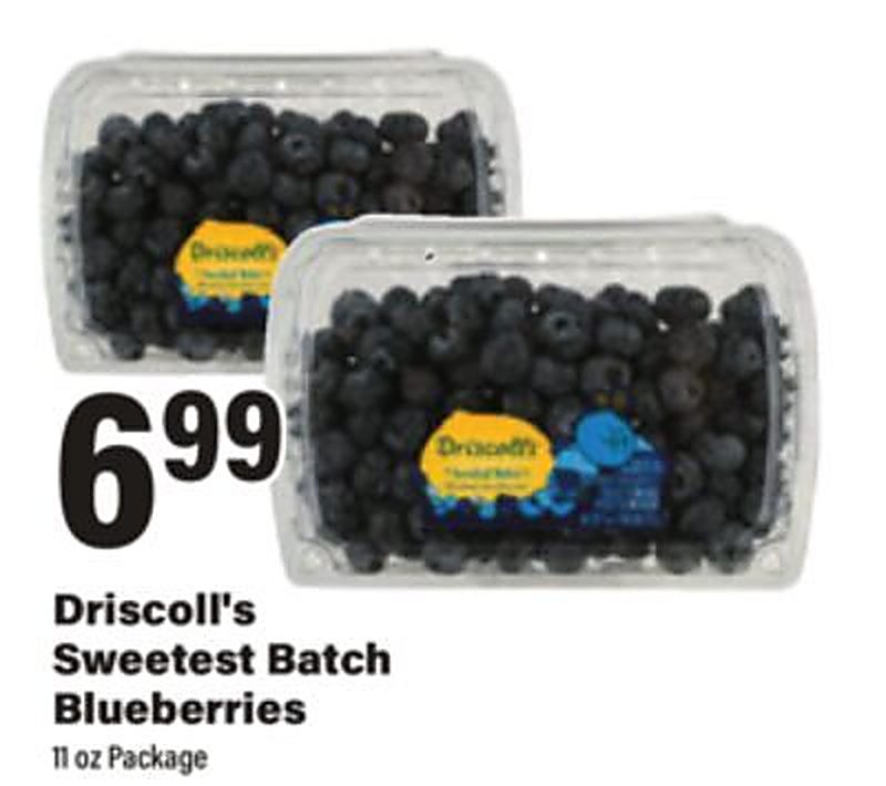 Driscoll's Sweetest Batch Blueberries - Big Y weekly ad deal