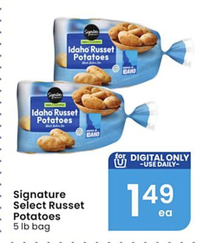 Signature Select Russet Potatoes - Albertsons weekly ad deal