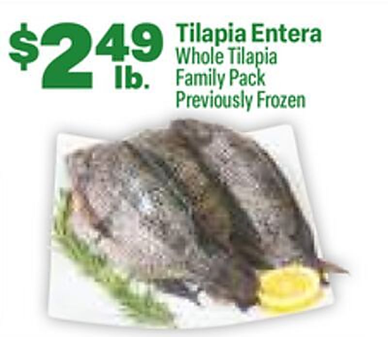 Whole Tilapia - El Rio Grande weekly ad deal
