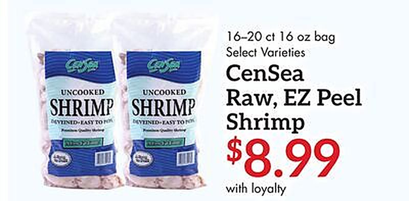 CenSea Raw, EZ Peel Shrimp - Remke Markets weekly ad deal