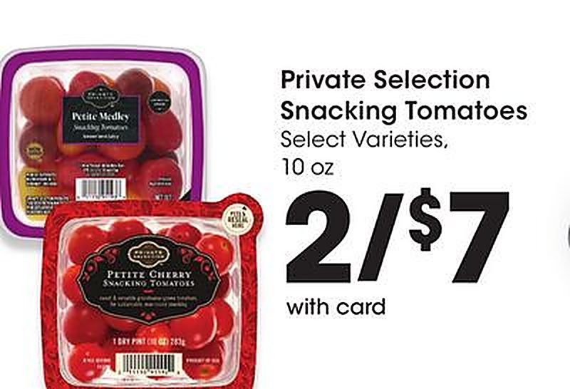 Private Selection Snacking Tomatoes - QFC weekly ad deal